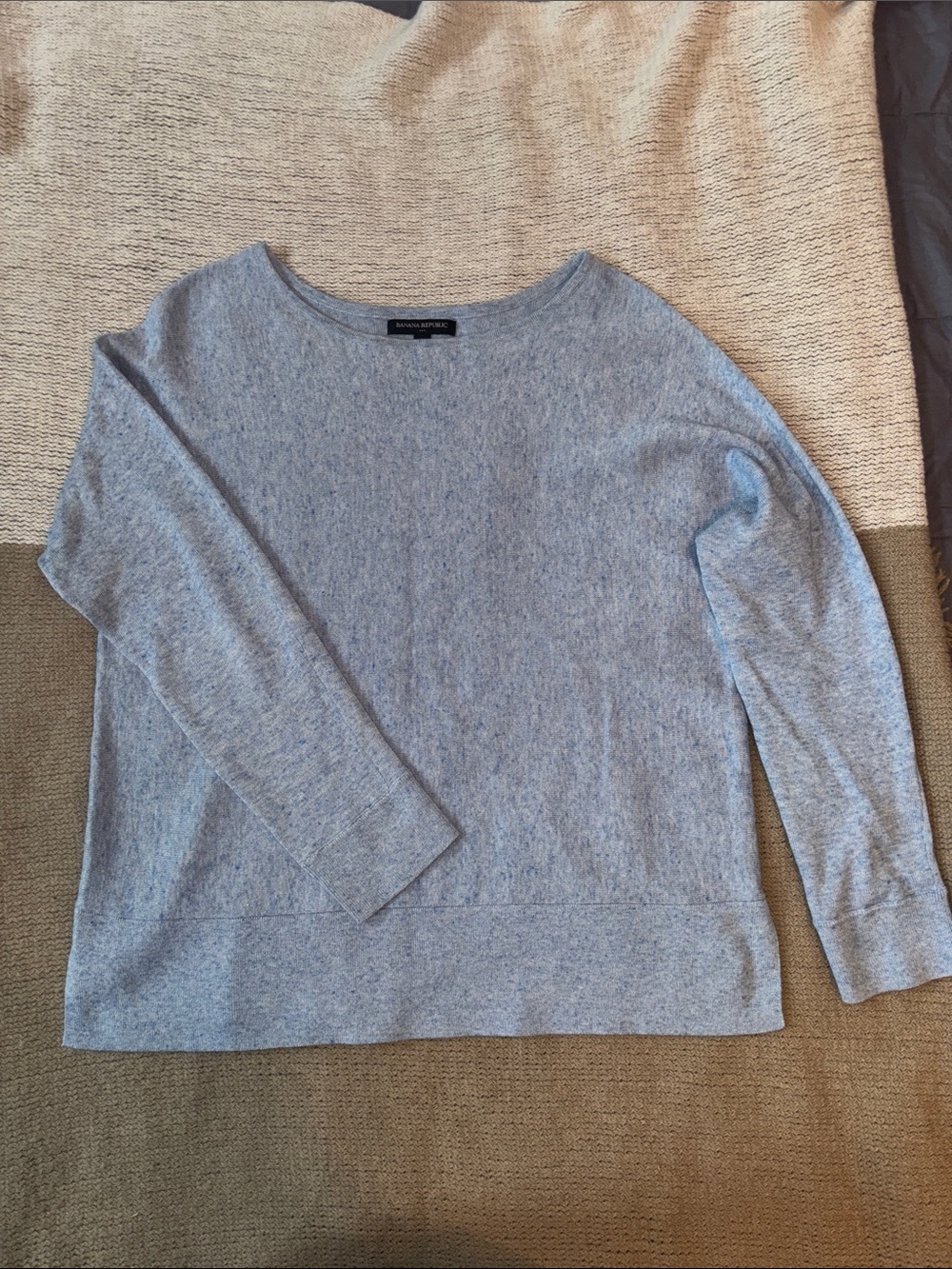 Banana Republic Light Blue Scoop Neck Sweater